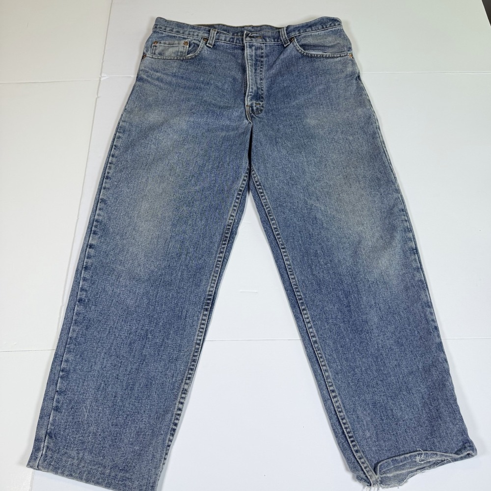 Vintage Levi's 550 Tapered Leg Jeans Mens‎ 36x30 Blue Denim Cotton Relaxed Fit